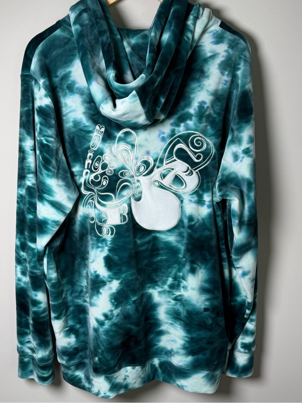 Grassroots California x STS9 Sound Tribe Sector 9 Tie-Dye Velour Hoodie  | XL - Picture 6 of 13